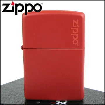 ZIPPO Red Matte with Zippo Logo 紅色啞漆防風打火機(套裝禮盒組) 歷史價格詳細信息