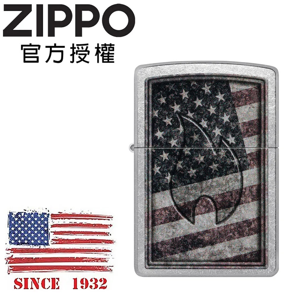 ZIPPO 美國火焰旗幟防風打火機 美國設計 官方正版 禮物 送禮 客製化 終身保固 48180 歷史價格詳細信息
