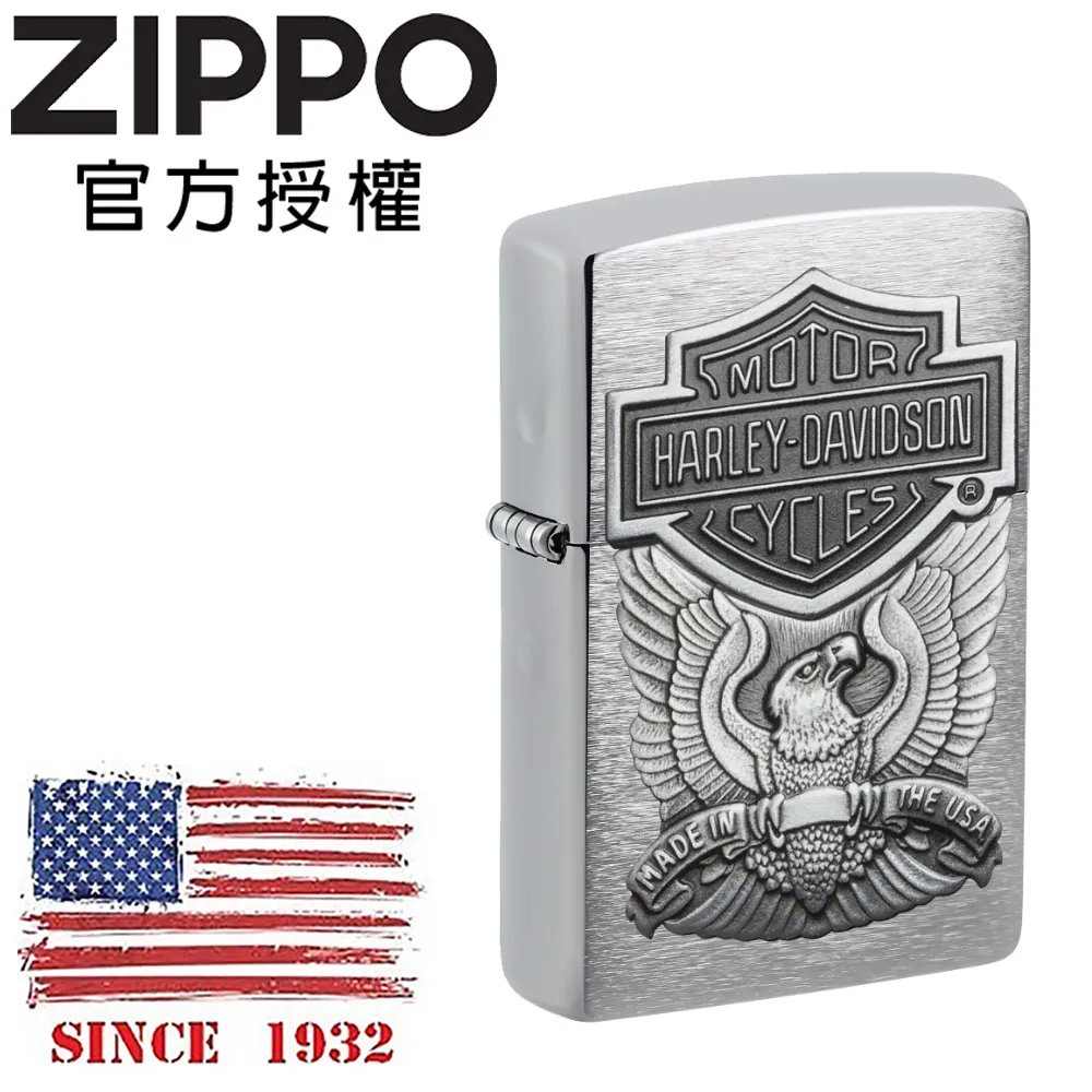 ZIPPO Harley-Davidson®哈雷飛鷹徽章防風打火機 美國設計 官方正版 終身保固 200HD.H284 歷史價格詳細信息