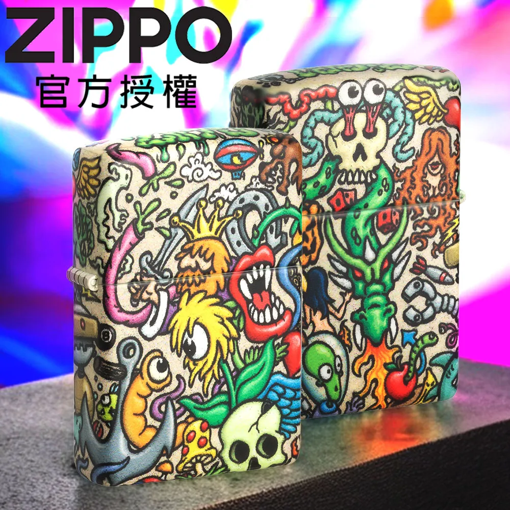 ZIPPO Tattoo Theme Design 狂野拼貼防風打火機 價格比較,價格查詢,歷史價格詳細信息