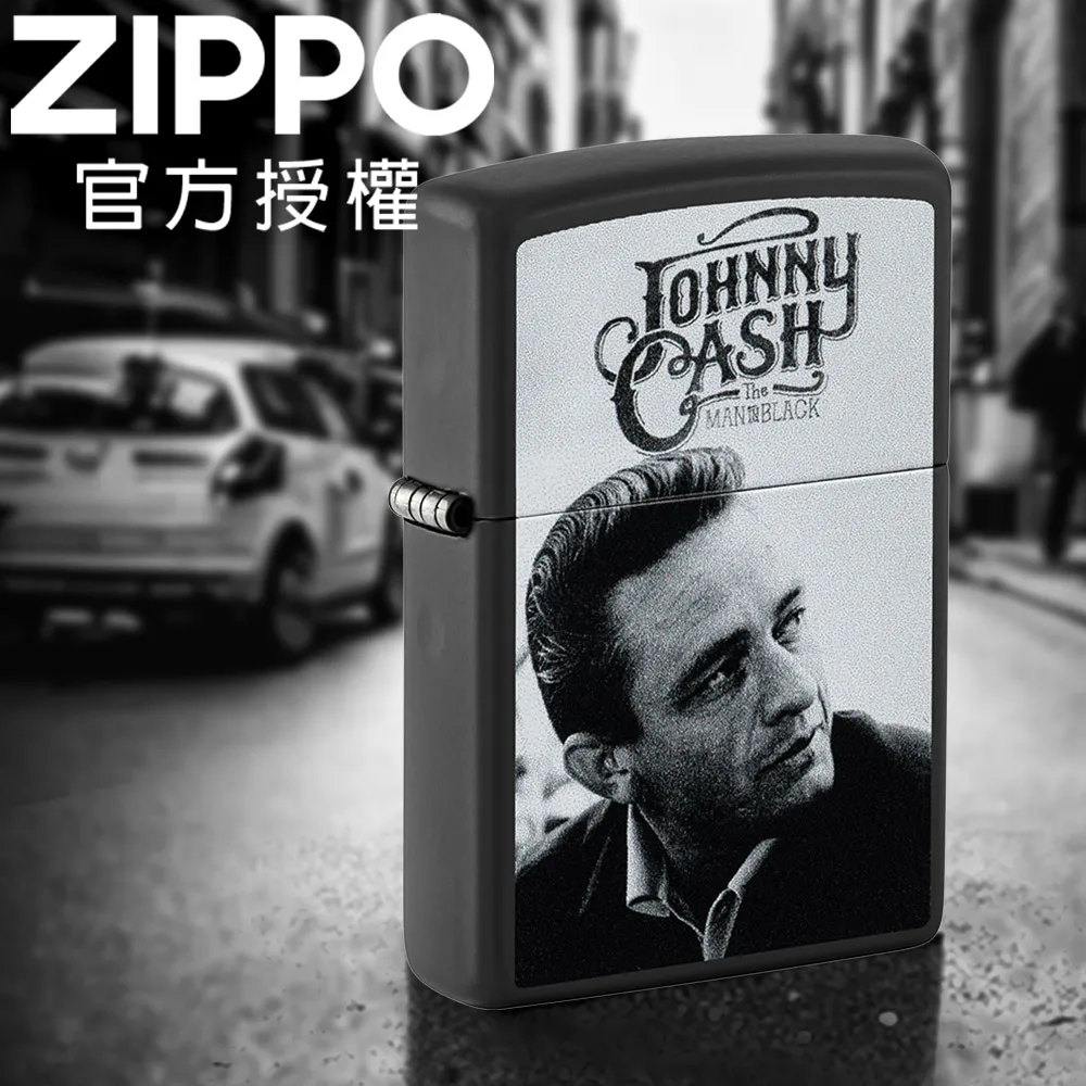 ZIPPO Johnny Cash 強尼·凱許(黑裂漆)防風打火機 歷史價格詳細信息