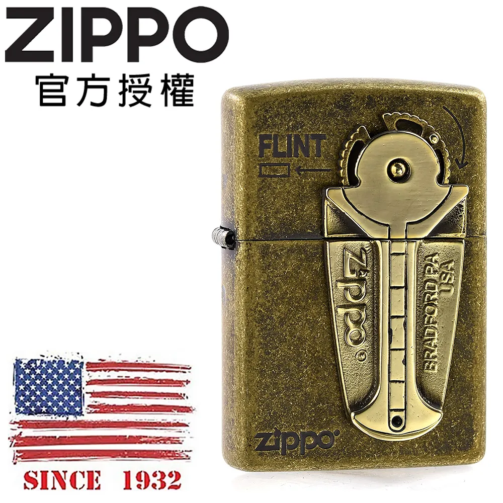 ZIPPO 打火石盒(仿古銅)防風打火機 日本設計 官方正版 現貨 限量 禮物 送禮 終身保固 ZA-3-166A 歷史價格詳細信息