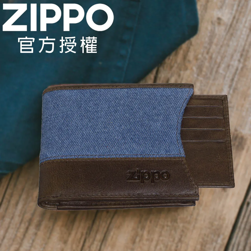 ZIPPO 丹寧藍色信用卡雙折夾(鈕扣款) 皮件皮夾 卡夾 男士短夾 男生卡片夾 信用卡夾 防盜卡夾 2007146 歷史價格詳細信息
