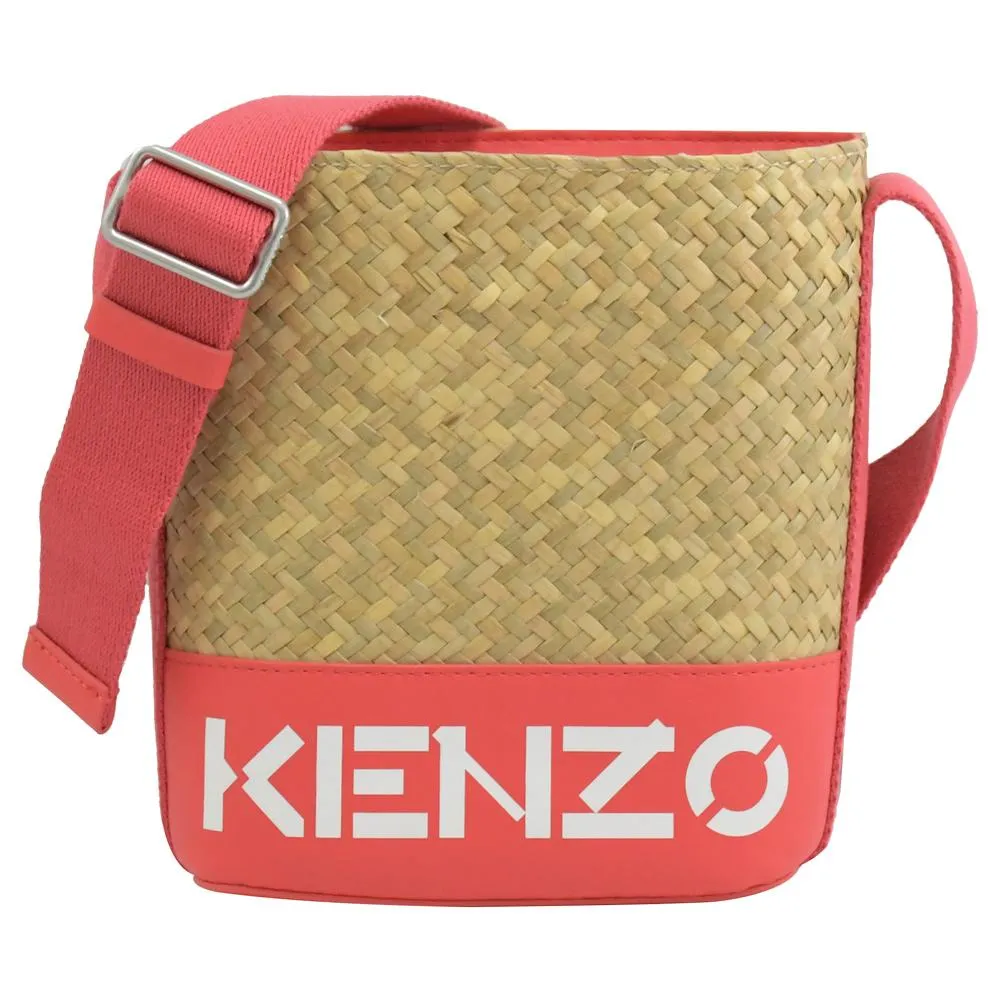 【KENZO】簡約品牌個性徽章帆布拼接大容量托特包兩用包(黑) 歷史價格詳細信息