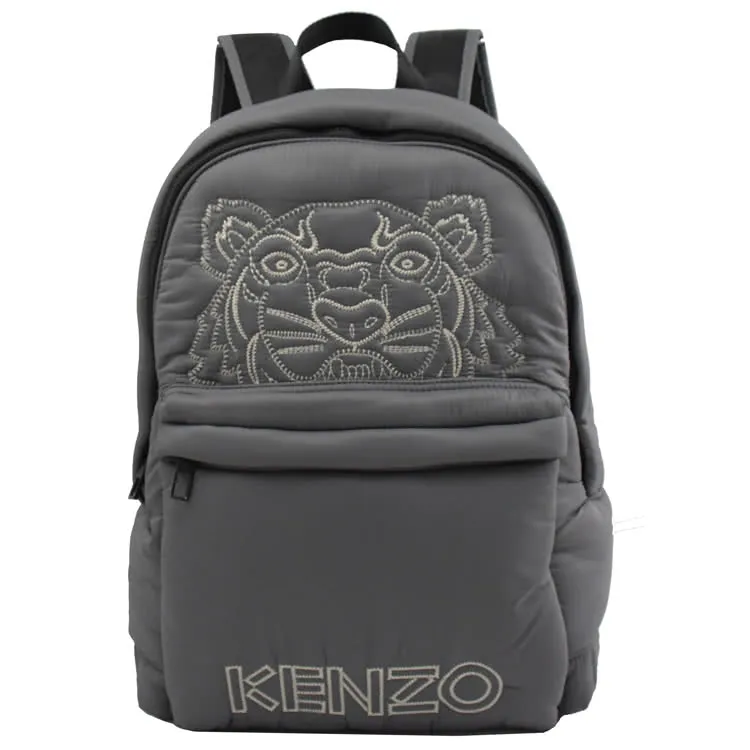 【KENZO】經典大刺繡虎頭LOGO厚尼龍手提旅用包後背包(藍/橘 大款) 歷史價格詳細信息