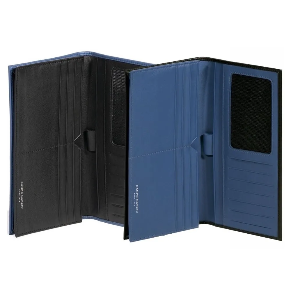 【CAMPO MARZIO】 義式時尚 小牛皮撞色12卡+1證件長夾-任選 歷史價格詳細信息