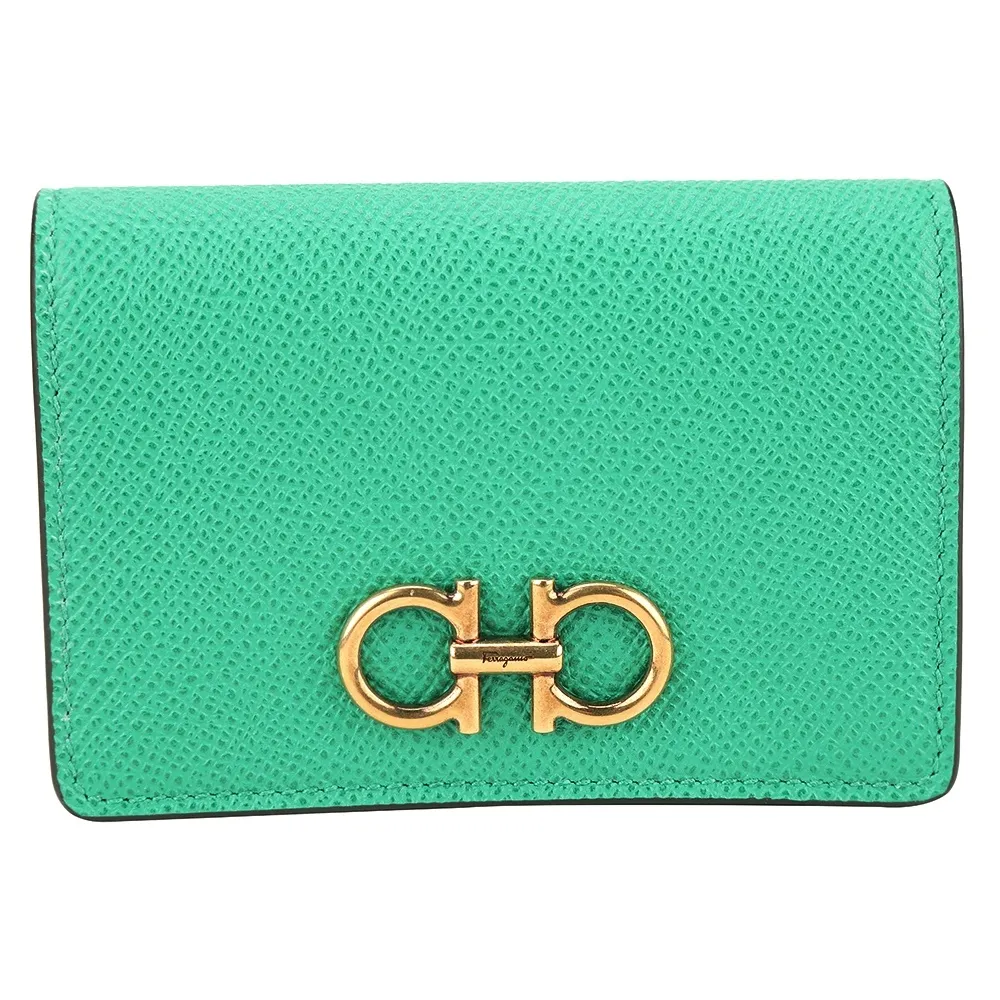 Salvatore Ferragamo Gancini AirPod 馬蹄飾防刮牛皮耳機套/鑰匙圈(黑色) 歷史價格詳細信息