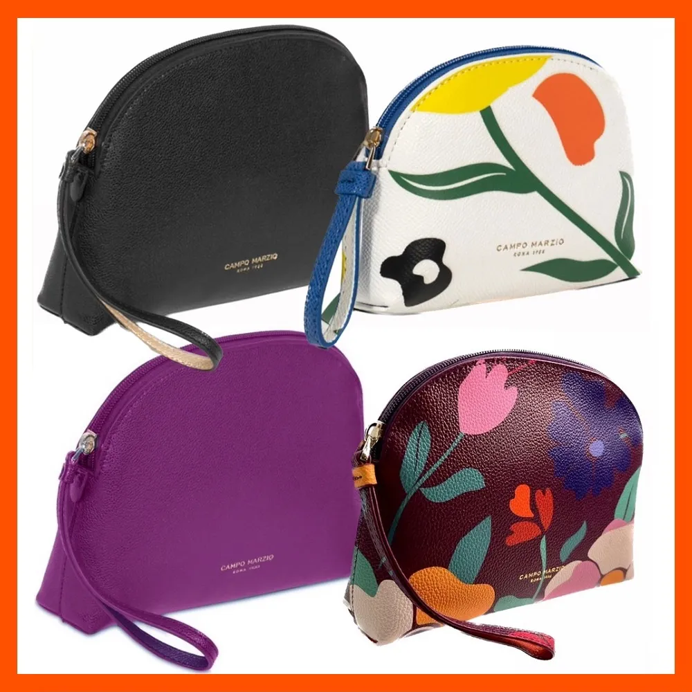 【CAMPO MARZIO】彩虹系列花朵內襯 手提肩背吊飾小托特包-藍色 歷史價格詳細信息