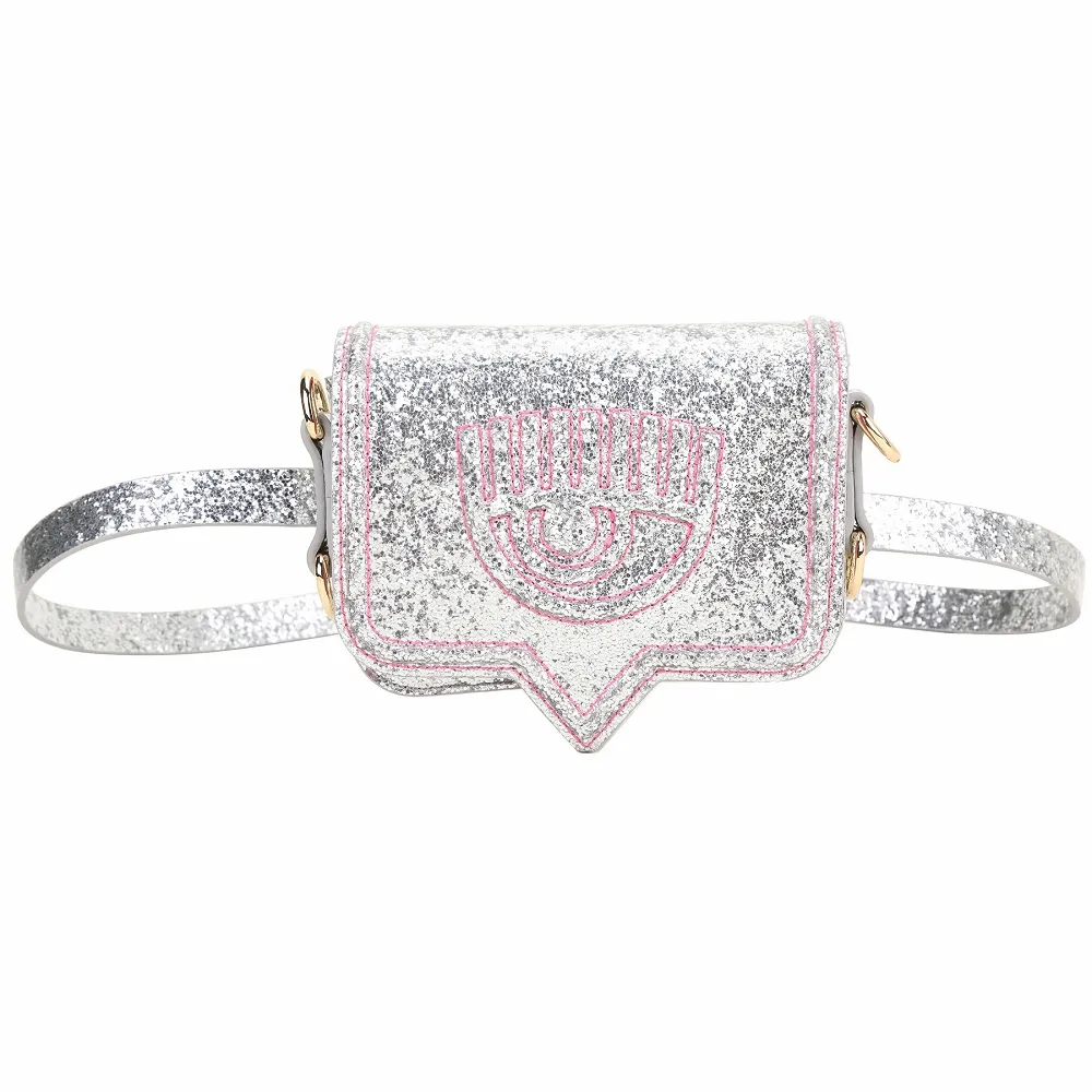 Chiara Ferragni eyelike 立體眨眼對話框漆皮化妝包(黑色) 歷史價格詳細信息