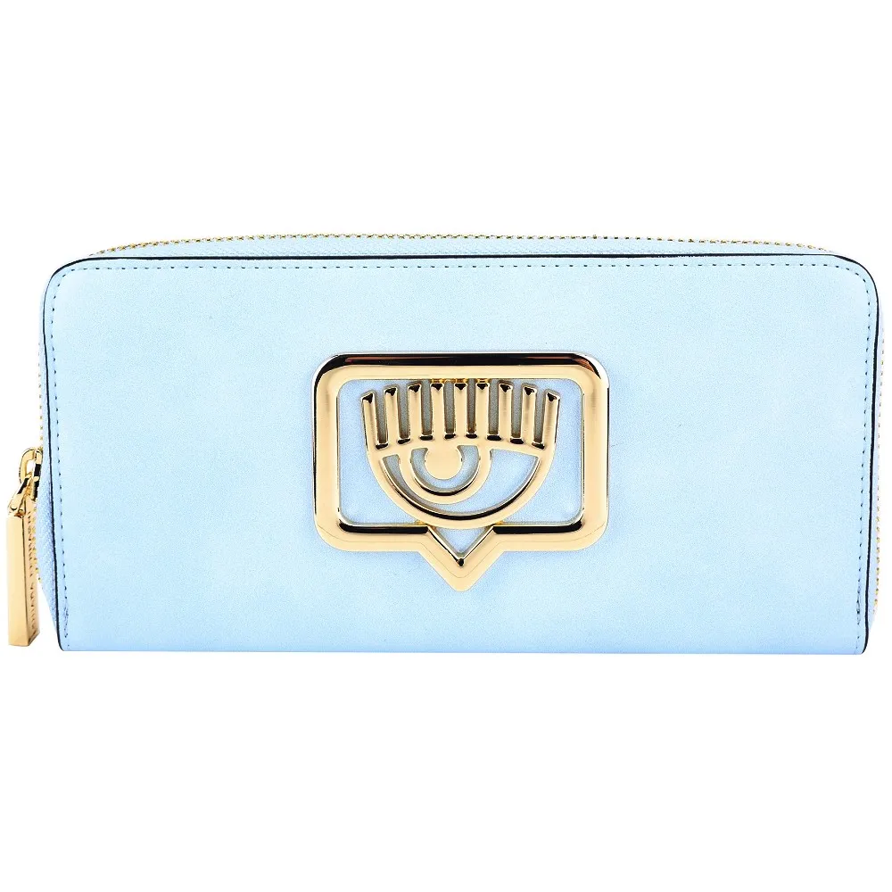 Chiara Ferragni eyelike 立體眨眼對話框漆皮化妝包(黑色) 歷史價格詳細信息