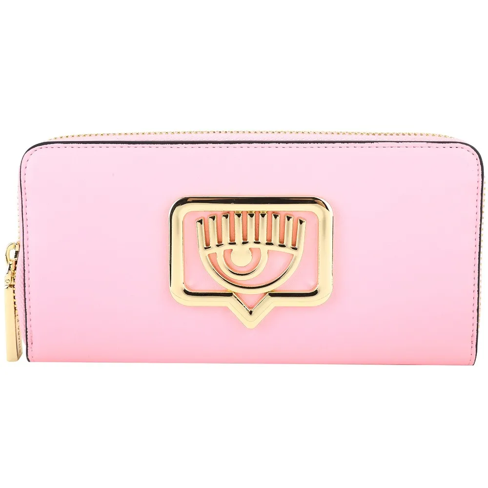 Chiara Ferragni eyelike 立體眨眼對話框漆皮化妝包(黑色) 歷史價格詳細信息