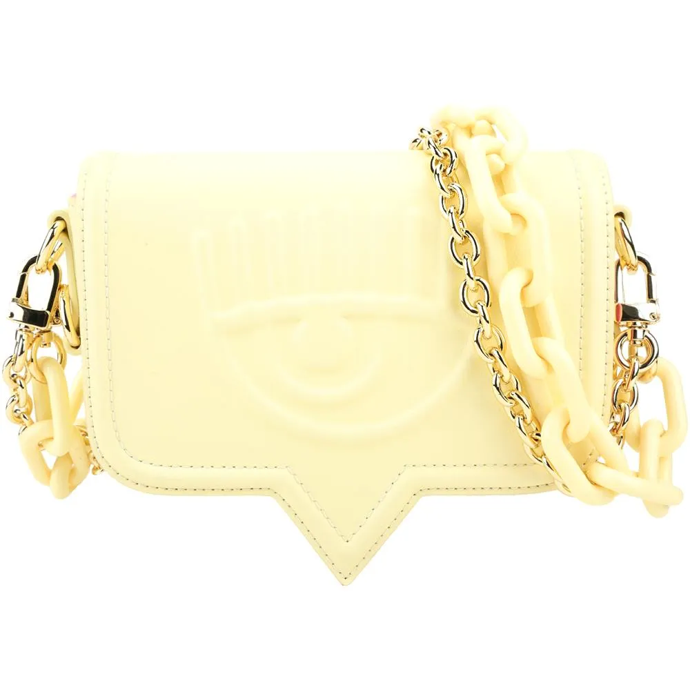 Chiara Ferragni eyelike 立體眨眼對話框漆皮化妝包(黑色) 歷史價格詳細信息