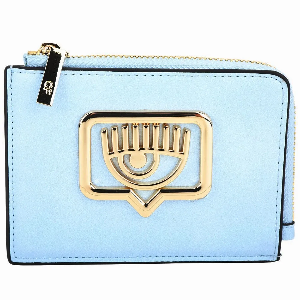 Chiara Ferragni eyelike 立體眨眼對話框漆皮化妝包(黑色) 歷史價格詳細信息