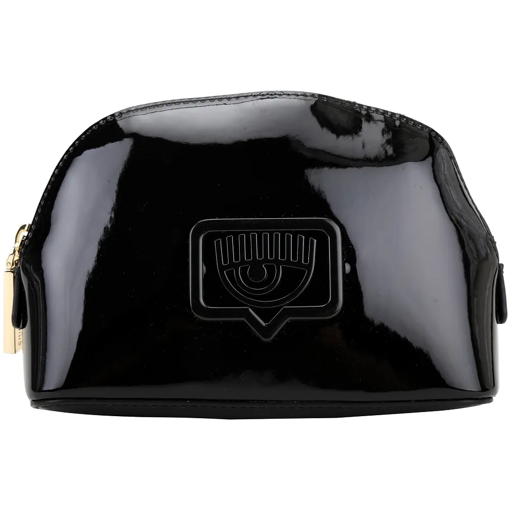 Chiara Ferragni 立體眨眼星星漆皮斜背相機包(黑色) 歷史價格詳細信息