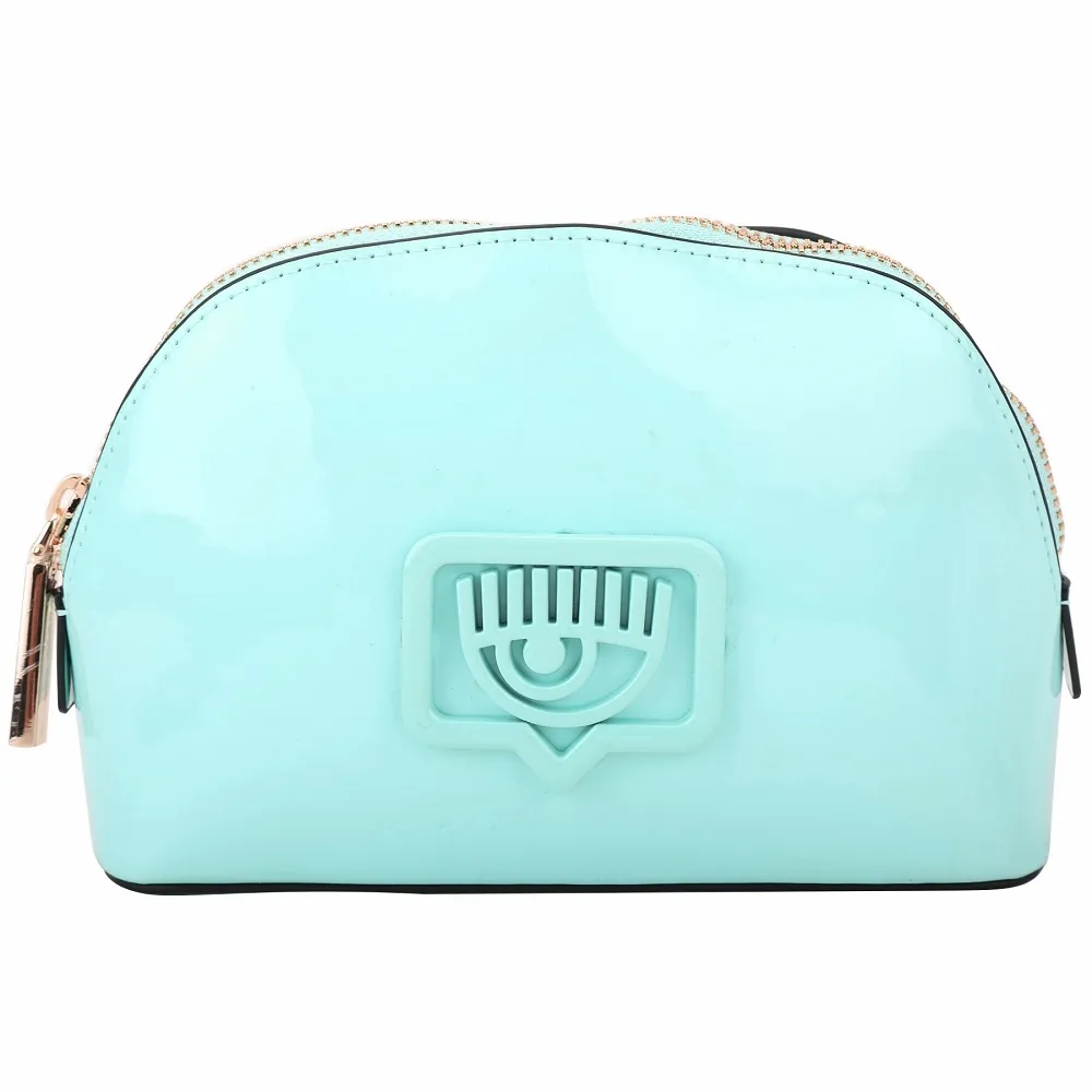 Chiara Ferragni 立體眨眼星星漆皮斜背相機包(黑色) 歷史價格詳細信息