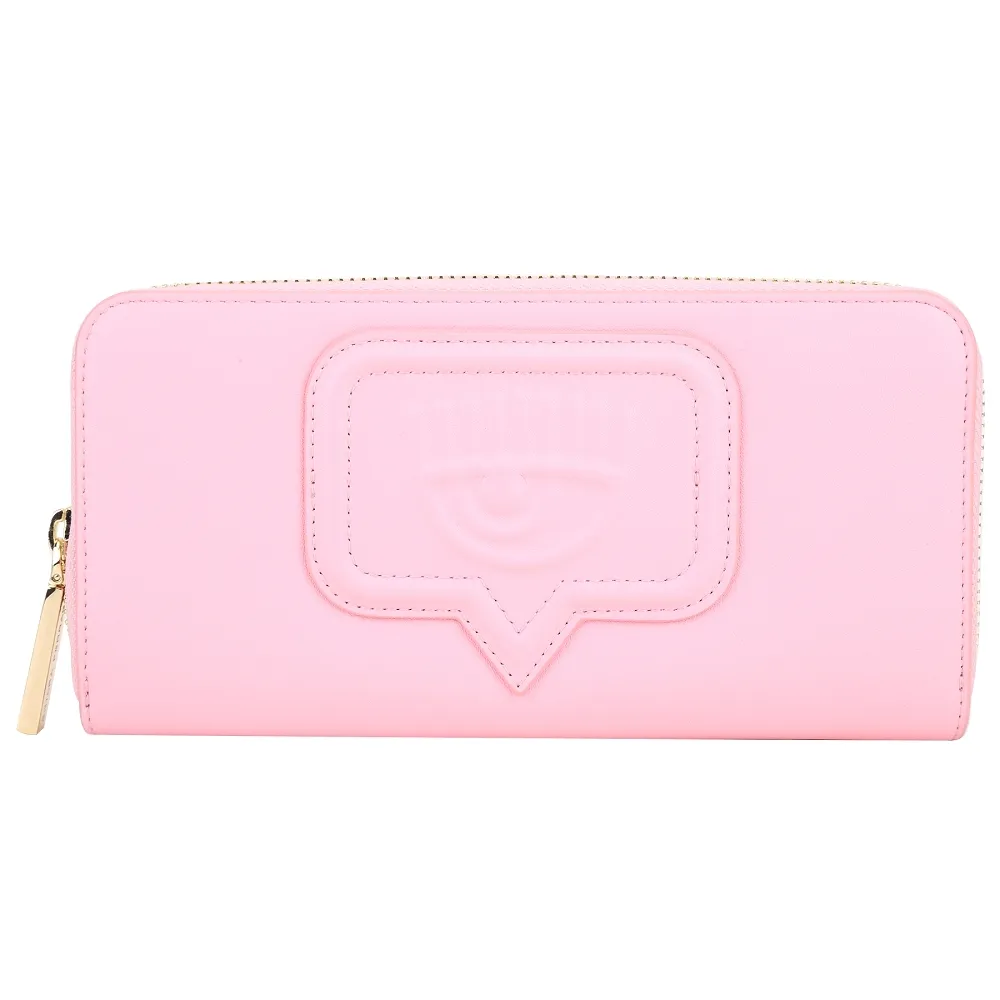 Chiara Ferragni eyelike 立體眨眼對話框漆皮化妝包(黑色) 歷史價格詳細信息