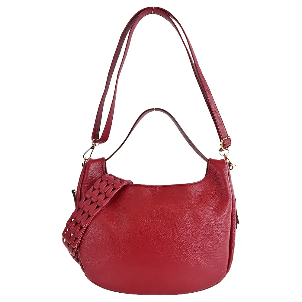 LA BAGAGERIE Demi Lune系列山羊皮半月零錢包(黑) 歷史價格詳細信息