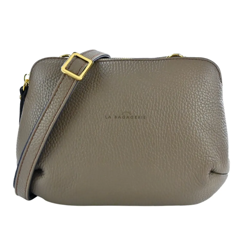 LA BAGAGERIE Marie Louise系列三層斜背包(黑) 歷史價格詳細信息