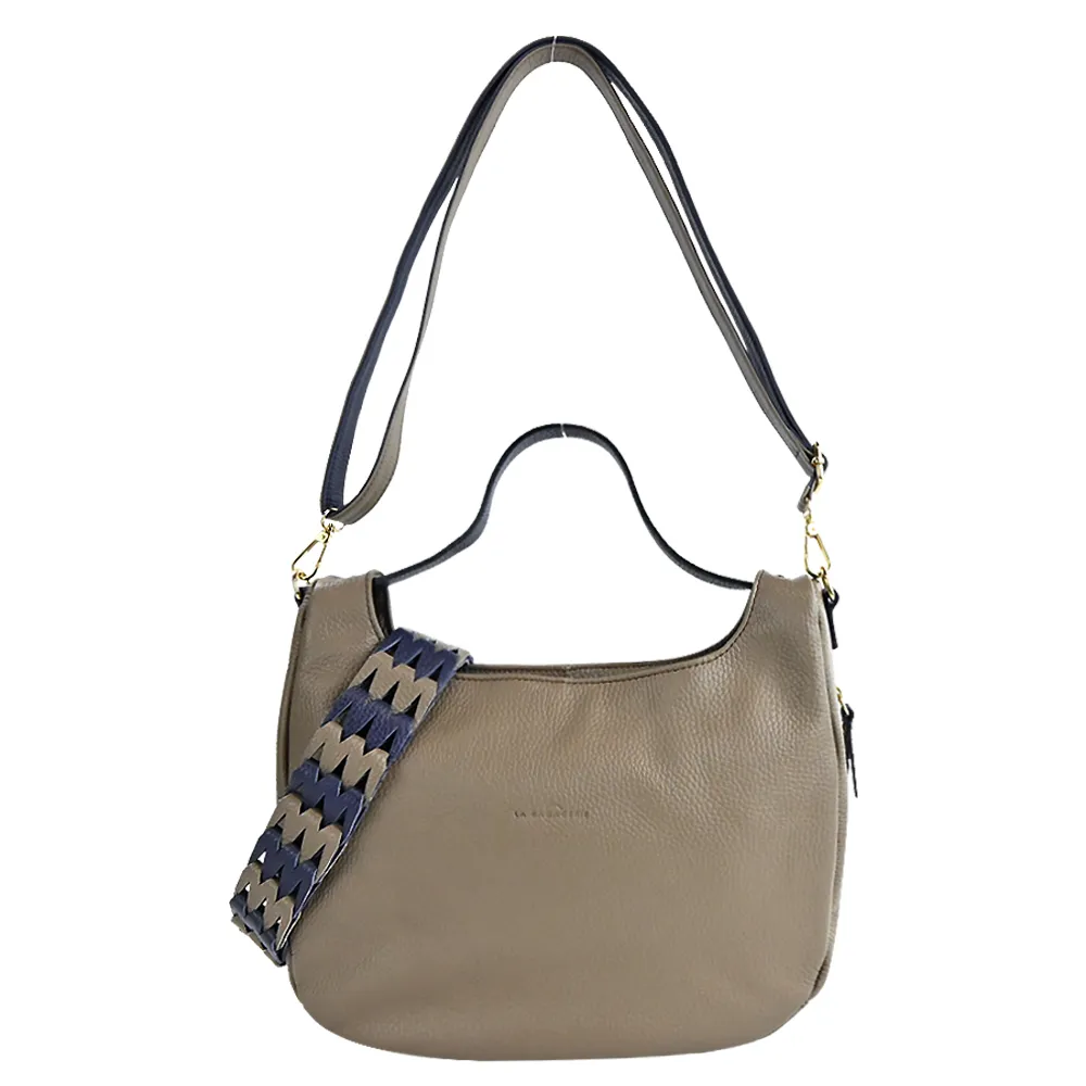 LA BAGAGERIE Demi Lune系列山羊皮半月零錢包(黑) 歷史價格詳細信息