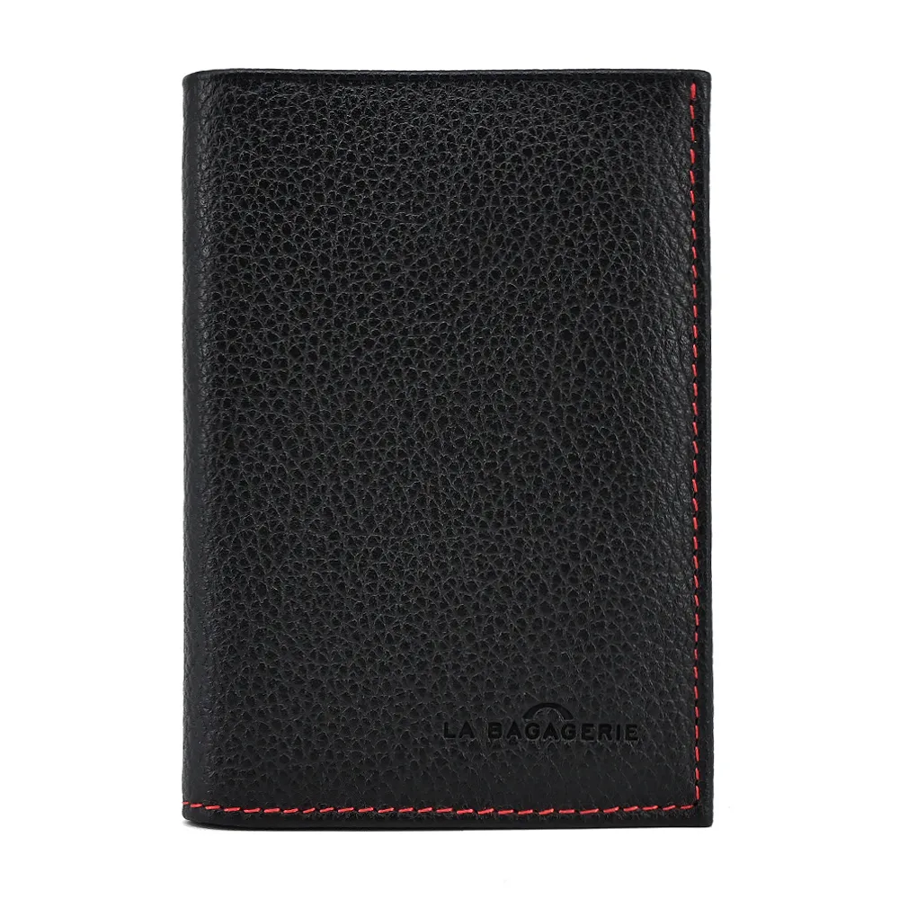 LA BAGAGERIE C?dric系列粒面牛皮多卡層票據收納翻蓋直式短夾(咖啡) 歷史價格詳細信息