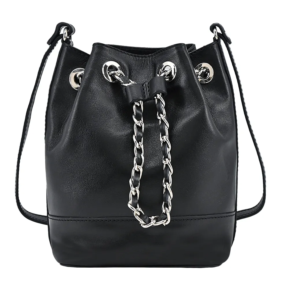 LA BAGAGERIE H22系列牛皮水桶斜背包(迷你/綠) 歷史價格詳細信息