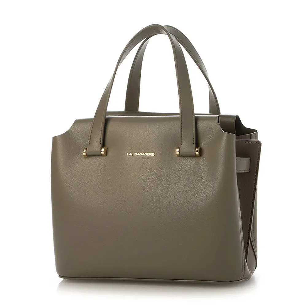 LA BAGAGERIE 皮革兩用托特包(小/黑) 歷史價格詳細信息