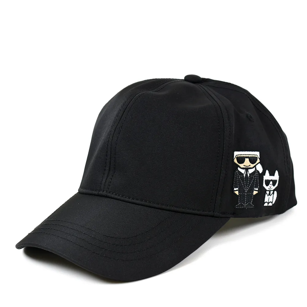 KARL LAGERFELD 刺繡墨鏡老佛爺棒球帽-白色 歷史價格詳細信息