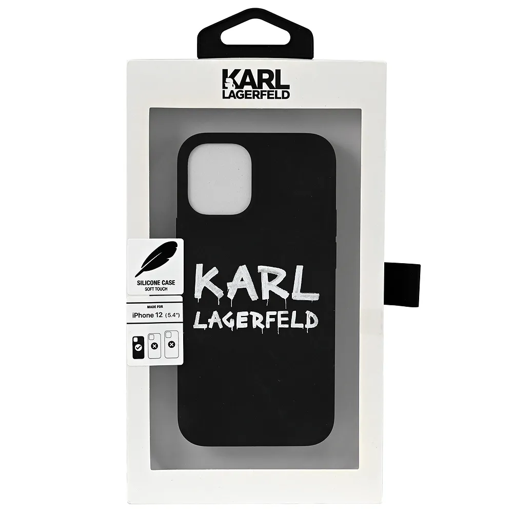KARL LAGERFELD Iphone12 mini (5.4吋) 立體公仔手機殼.黑 歷史價格詳細信息