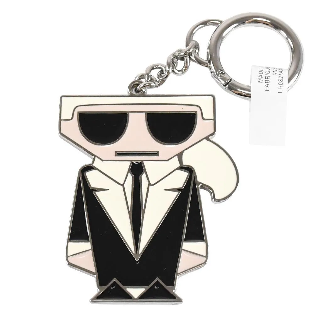 KARL LAGERFELD 卡爾 經典印花雙面銀蔥保暖長圍巾/披肩.黑 歷史價格詳細信息