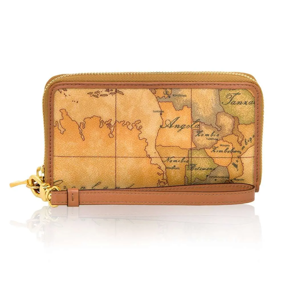 【Alviero Martini 義大利地圖包】手掛直立式手機套-地圖黃 歷史價格詳細信息