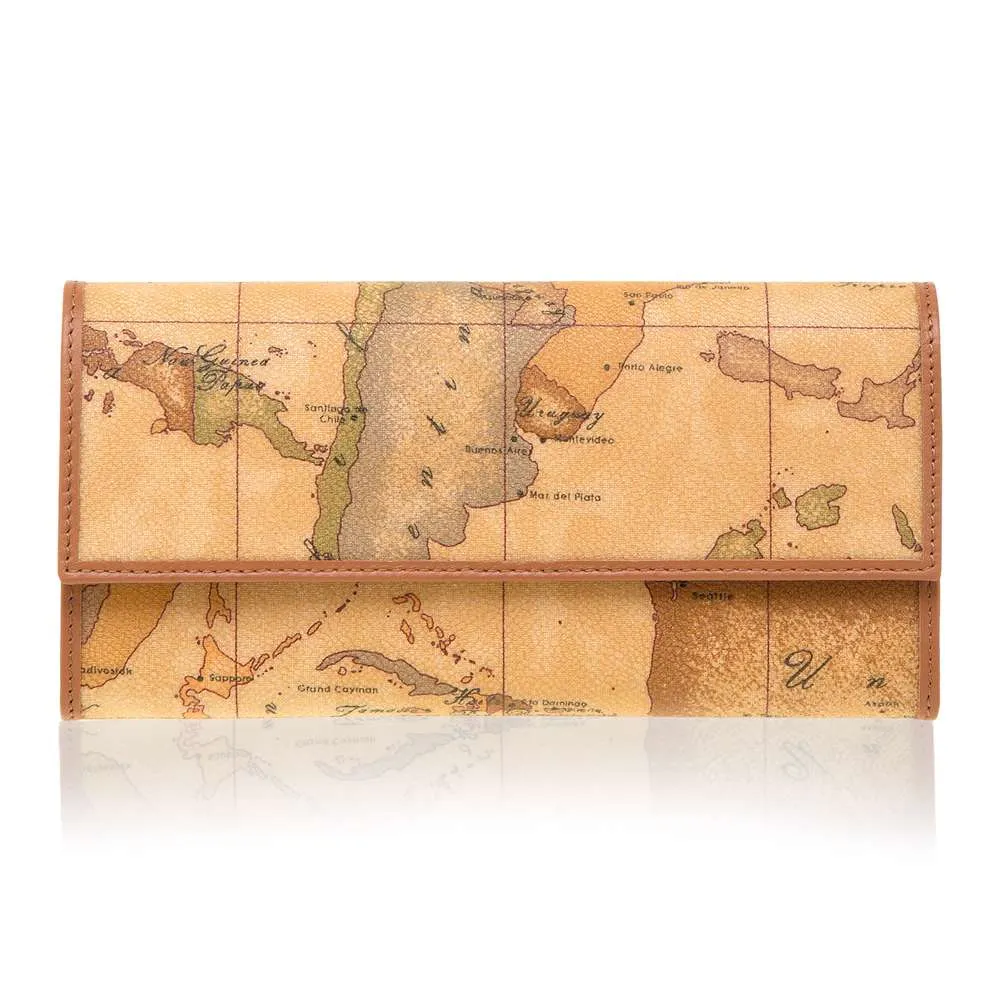 【Alviero Martini 義大利地圖包】扣式長把手提肩背托特包(小)-地圖黃 歷史價格詳細信息