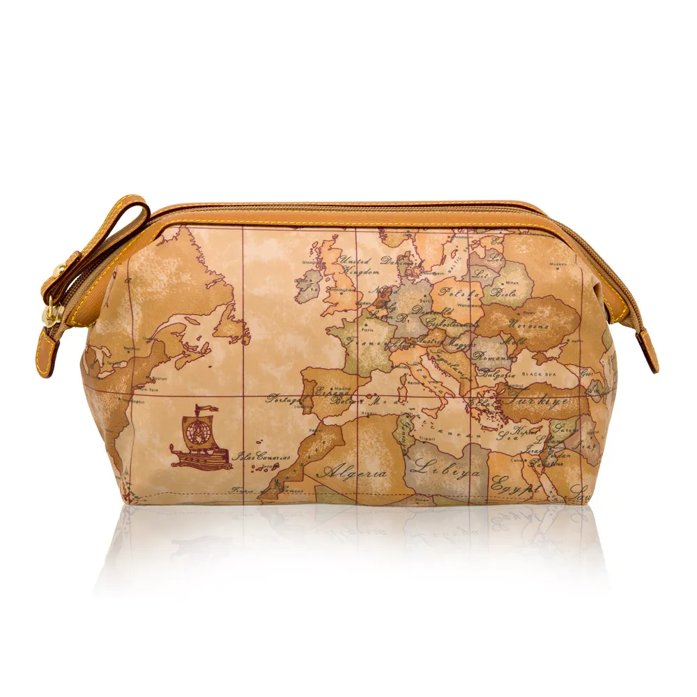 【Alviero Martini 義大利地圖包】尼龍拉鍊化妝包-中-地圖黃 價格比較,價格查詢,歷史價格詳細信息