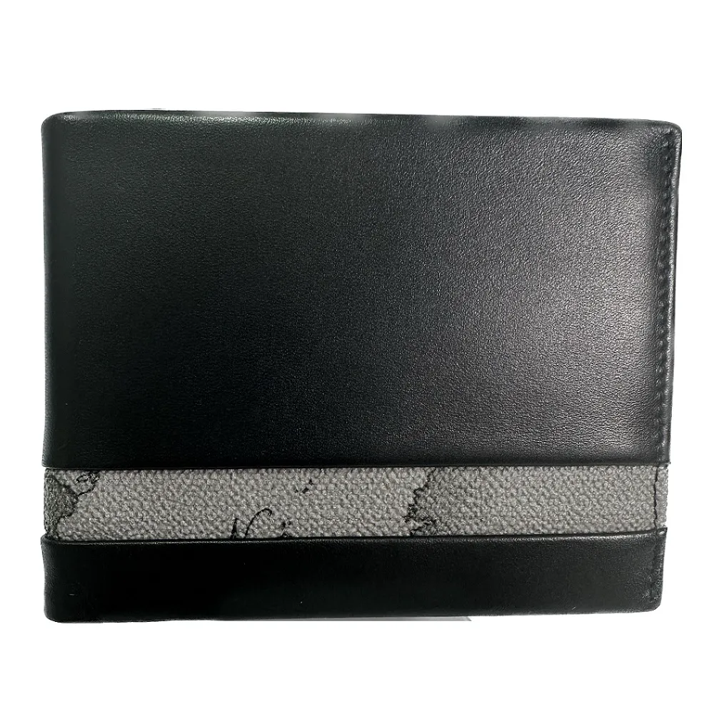 【Alviero Martini 義大利地圖包】旅行系列 男用5卡零錢袋短夾-地圖黑 歷史價格詳細信息