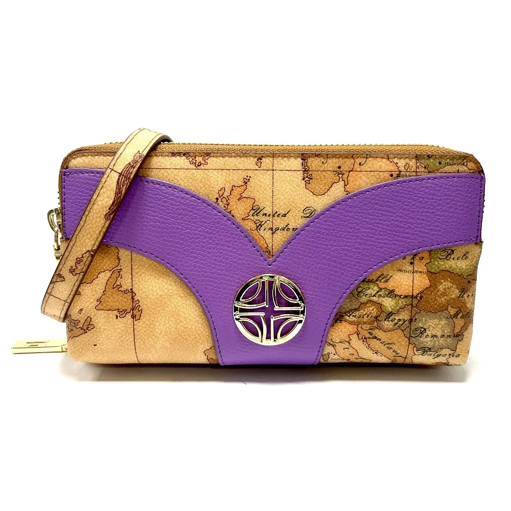 【Alviero Martini 義大利地圖包】手掛直立式手機套-地圖黃 歷史價格詳細信息