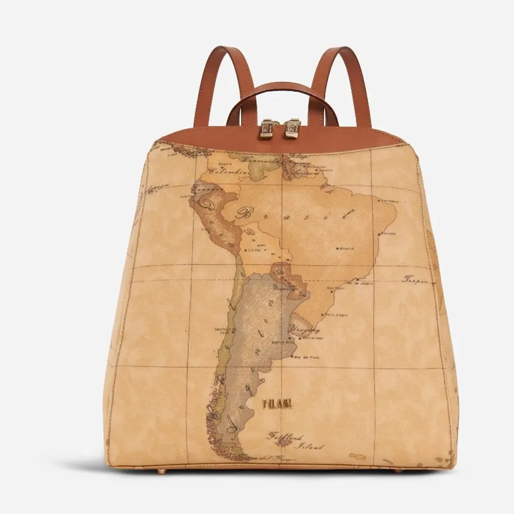 【Alviero Martini 義大利地圖包】經典地圖城市魅力方巾-咖啡 歷史價格詳細信息