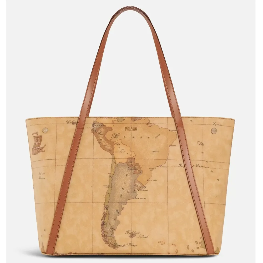 【Alviero Martini 義大利地圖包】雙層子母後背包(大)-地圖黃 歷史價格詳細信息