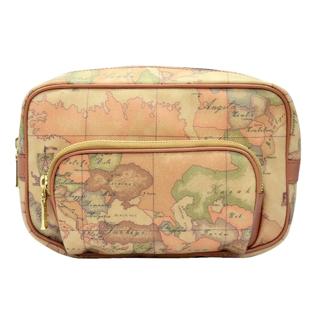 【Alviero Martini 義大利地圖包】雙層子母後背包(大)-地圖黃 歷史價格詳細信息