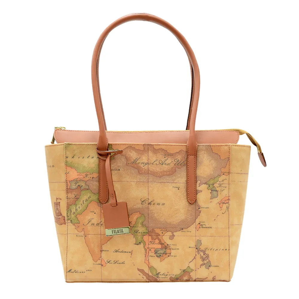 【Alviero Martini 義大利地圖包】手掛直立式手機套-地圖黃 歷史價格詳細信息