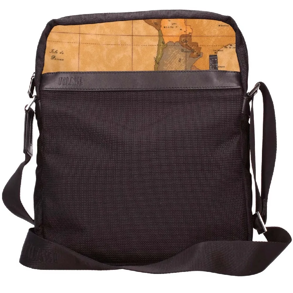 【Alviero Martini 義大利地圖包】旅行王者 手提肩背旅行包(大)-黑 歷史價格詳細信息