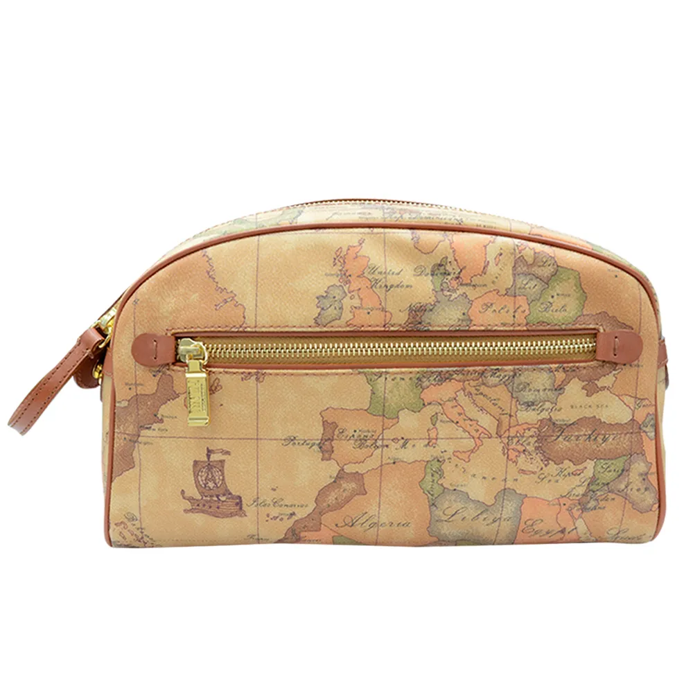 【Alviero Martini 義大利地圖包】雙層子母後背包(大)-地圖黃 歷史價格詳細信息