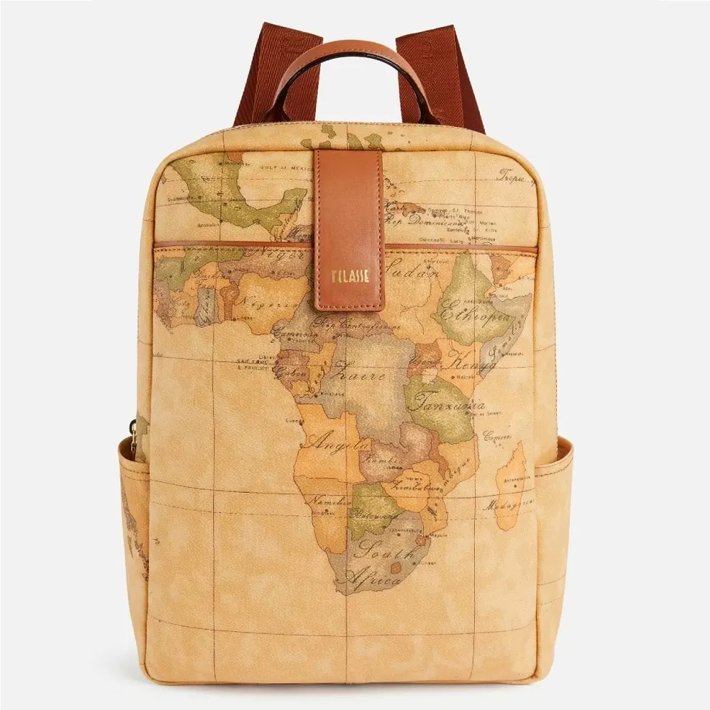 【Alviero Martini 義大利地圖包】旅行王者 手提肩背旅行包(大)-黑 歷史價格詳細信息