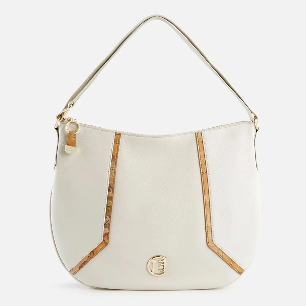 【Alviero Martini 義大利地圖包】地圖元素 簡約素面側背包-咖啡色 歷史價格詳細信息