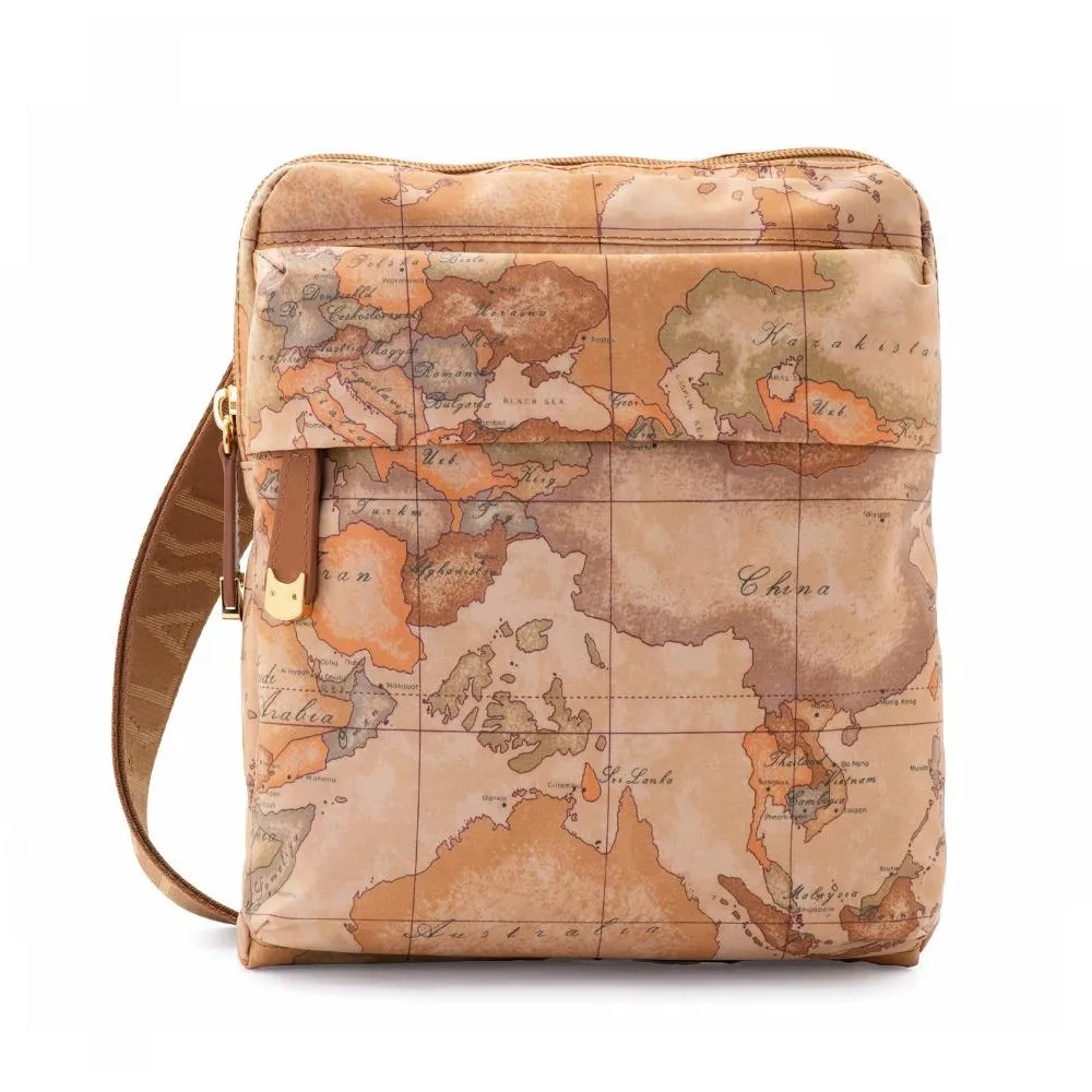 【Alviero Martini 義大利地圖包】尼龍拉鍊化妝包-中-地圖黃 歷史價格詳細信息