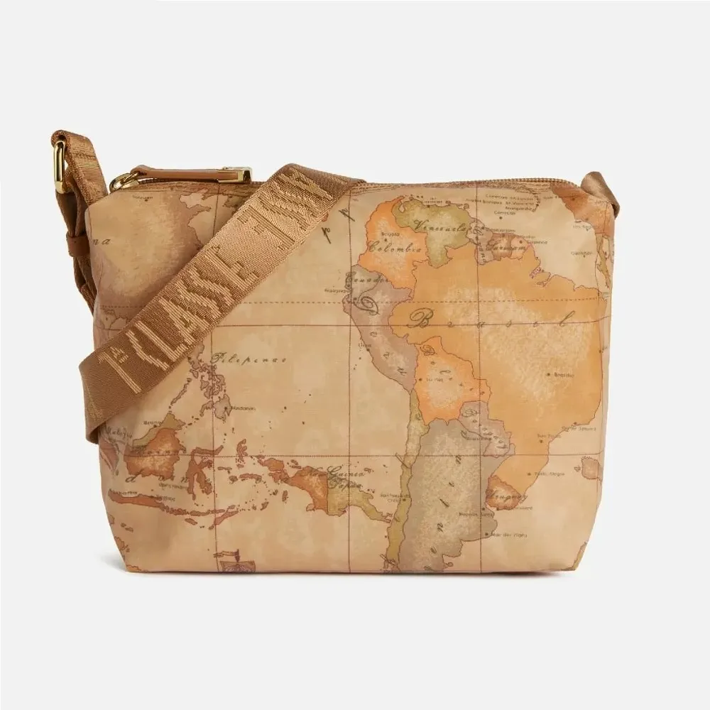 【Alviero Martini 義大利地圖包】尼龍拉鍊化妝包-中-地圖黃 歷史價格詳細信息