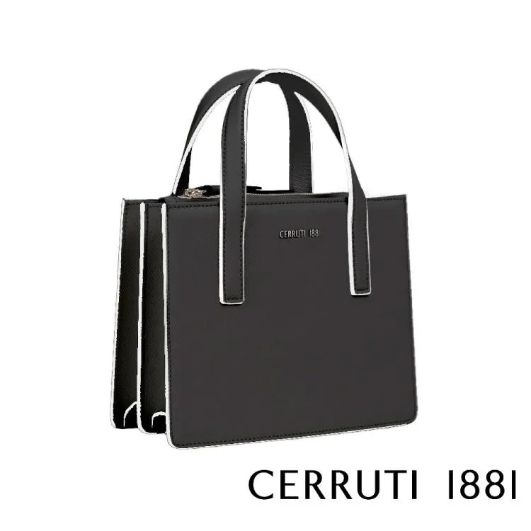 【Cerruti 1881】限量2折 頂級小牛皮手提包肩背包 全新專櫃展示品(黑色5997M) 歷史價格詳細信息