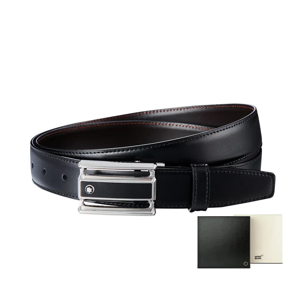 MONTBLANC 萬寶龍雙面皮革針釦皮帶 歷史價格詳細信息
