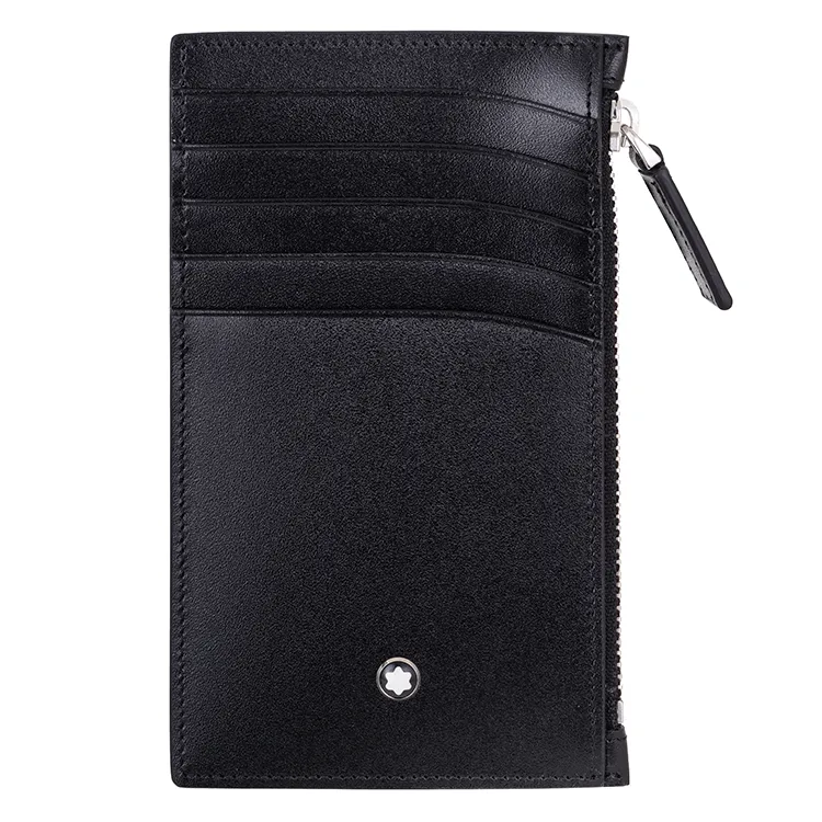 MONTBLANC 萬寶龍大班系列5卡拉鏈零錢包-黑 歷史價格詳細信息