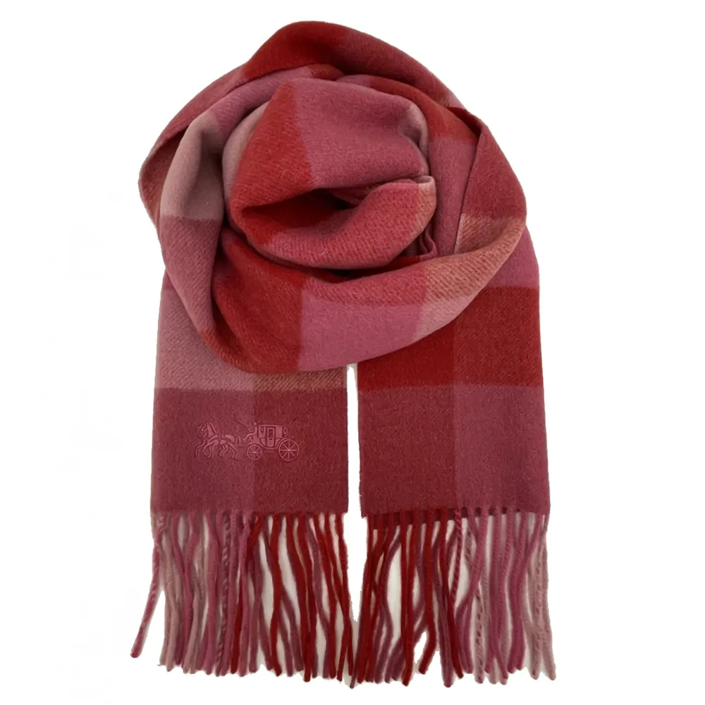 【COACH】經典LOGO羊毛披肩/圍巾(多款可選) 歷史價格詳細信息