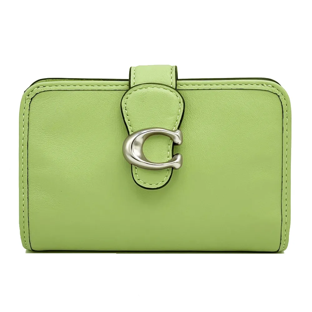 COACH 專櫃款 滑面皮革拉鍊中夾-煙燻棕 歷史價格詳細信息