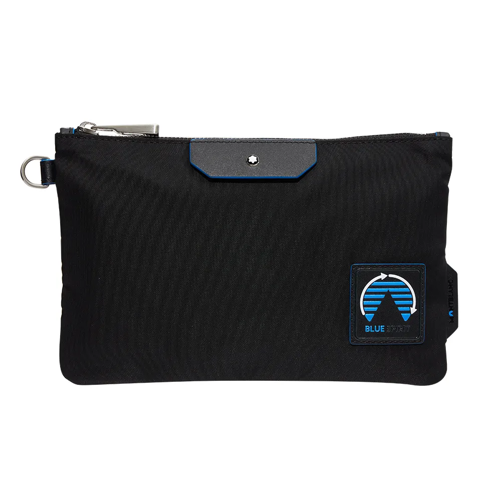 MONTBLANC 萬寶龍Blue Spirit迷你信封包/斜背包/手機包 (129079) 歷史價格詳細信息